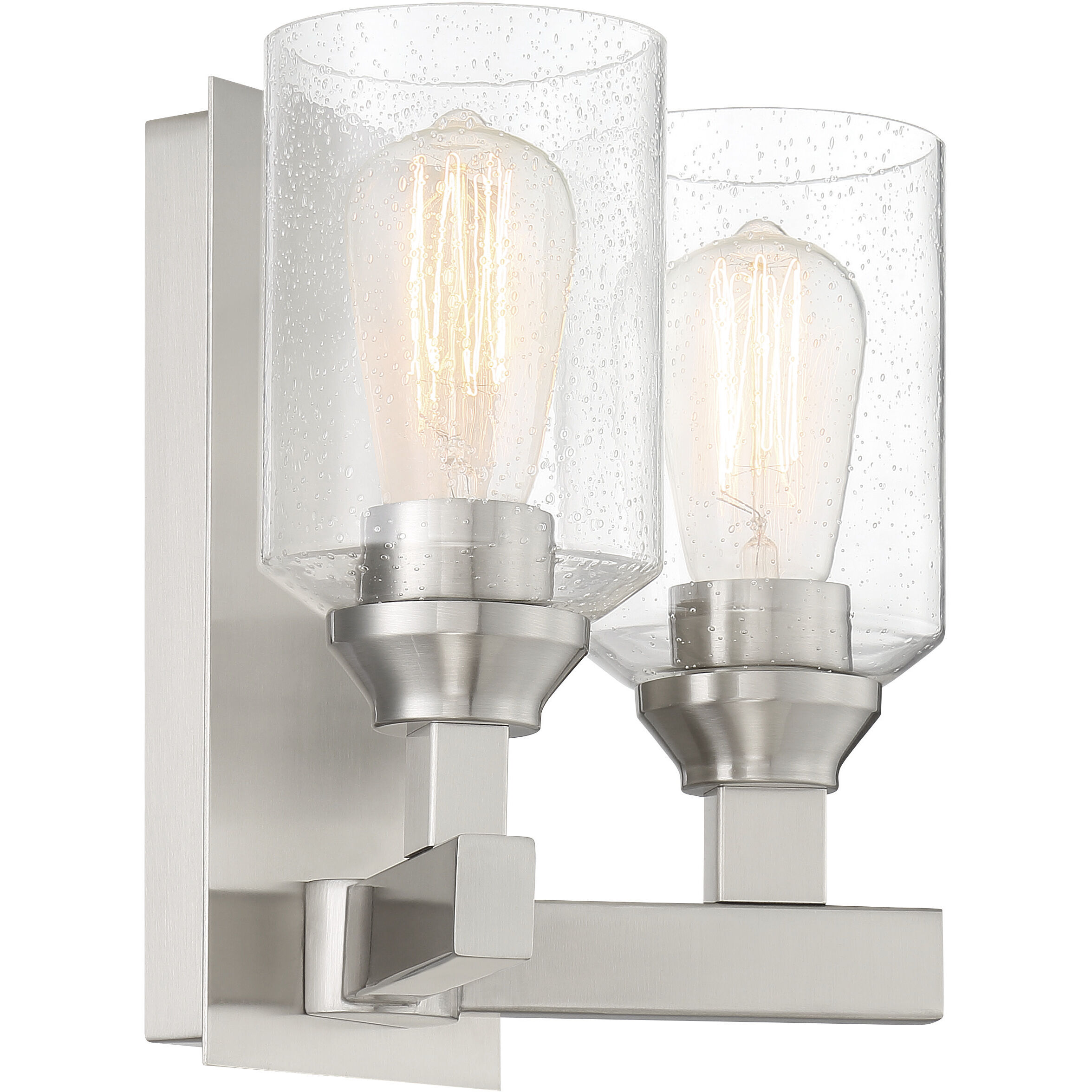 Neighborhood Chicago 2 Light 10 inch Brushed Polished Nickel Wall Sconce Wall Light