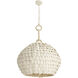 Ramya 1 Light 29.5 inch White Pendant Ceiling Light