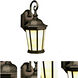 North Point LED 8 inch Black Gold Sand Wall Sconce Wall Light