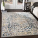 Presidential 120.08 X 94.49 inch Ice Blue/Blue/Dusty Sage/Saffron/Ivory/Wheat Machine Woven Rug in 8 x 10, Rectangle