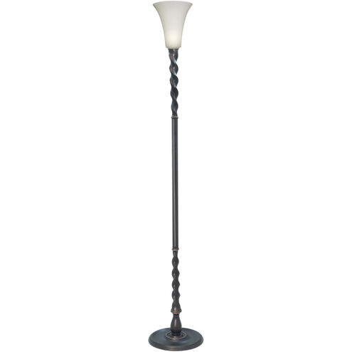 Ellie 68 inch 150.00 watt Oxidized Bronze Torchierre Portable Light