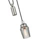 Citizen Pendant Ceiling Light, Clear Pressed Glass