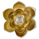 Blossom 1 Light 8 inch Satin Brass Wall Sconce Wall Light, Denise McGaha Collection