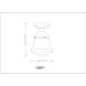 Vaughn 1 Light 6 inch Chrome Flush Mount Ceiling Light