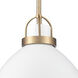 Somerville 1 Light 12 inch Matte White Pendant Ceiling Light