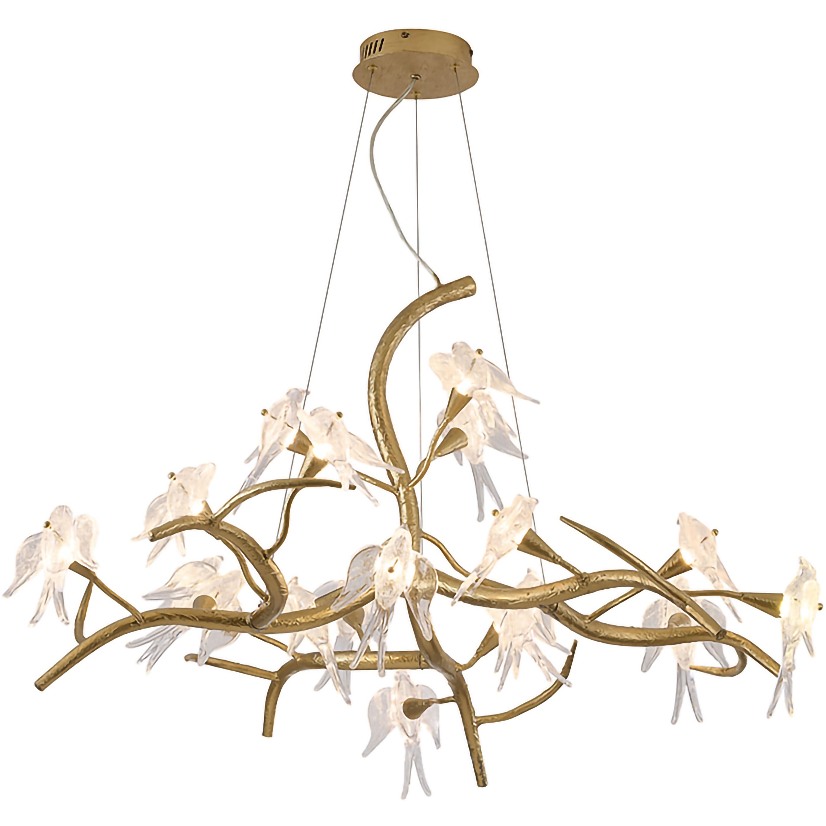 IMP Series 18 Light 39 inch Gold Chandelier Ceiling Light
