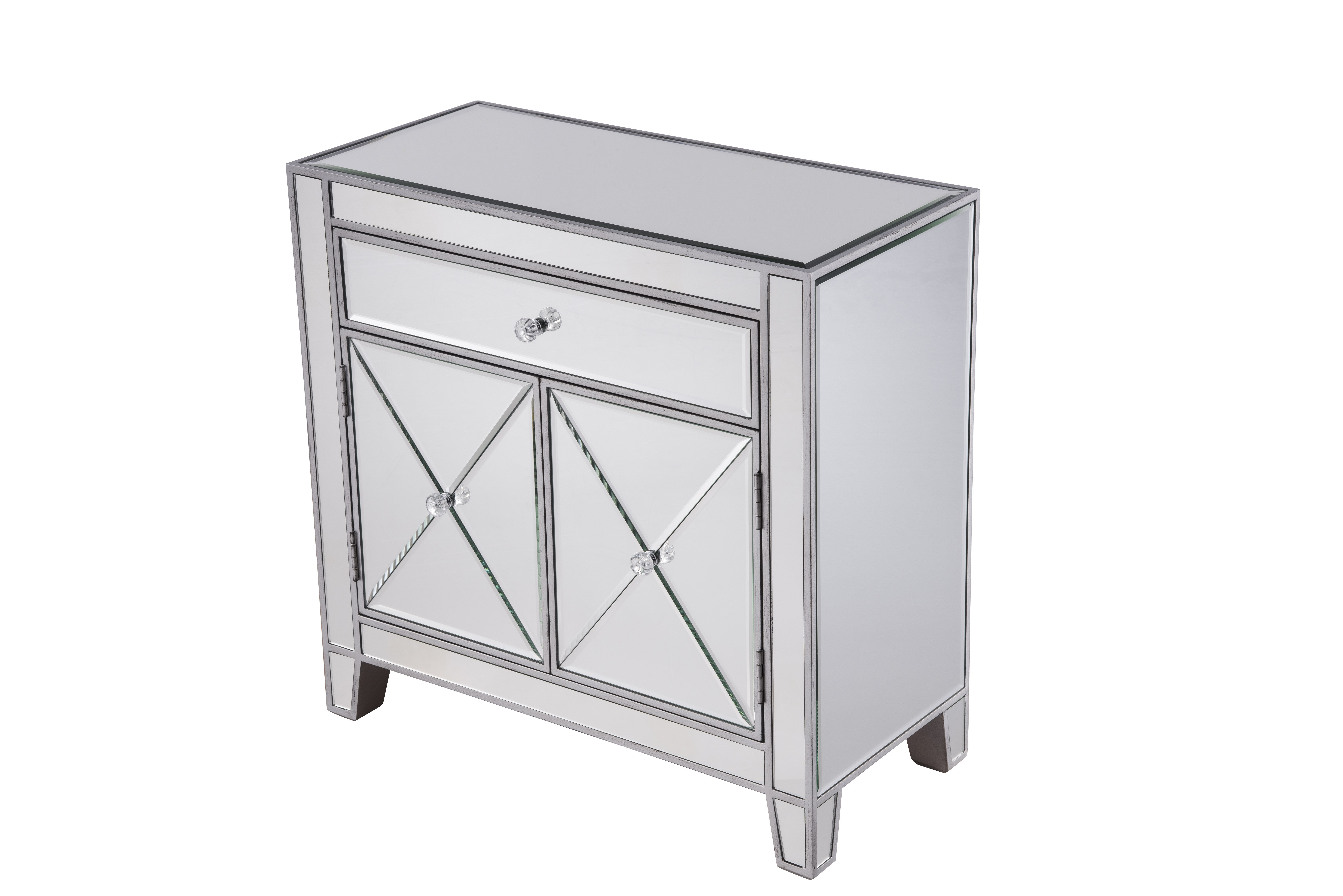 Contempo Silver Cabinet