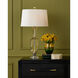 Classico 33.5 inch 150.00 watt Clear/Natural Brass Table Lamp Portable Light