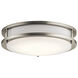 Independence LED 12 inch Brushed Nickel Flush Mount Light Ceiling Light