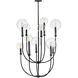 Alchemy 10 Light 30 inch Black Chandelier Ceiling Light