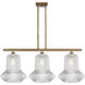 Ballston Springwater LED 36 inch Brushed Brass Island Light Ceiling Light, Ballston