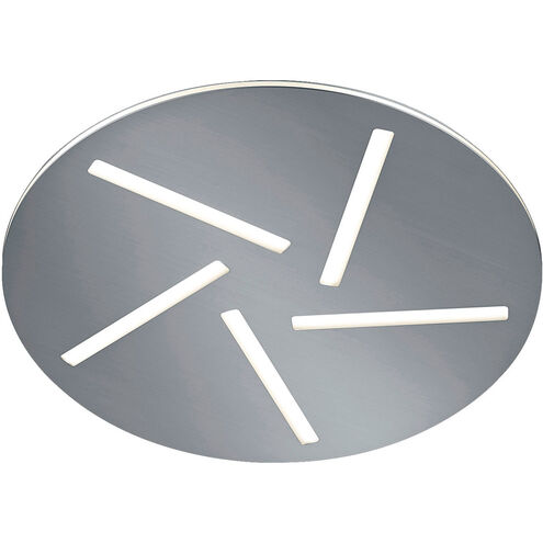 Modena 5 Light 16 inch Nickel-Matte Flush Mount Ceiling Light