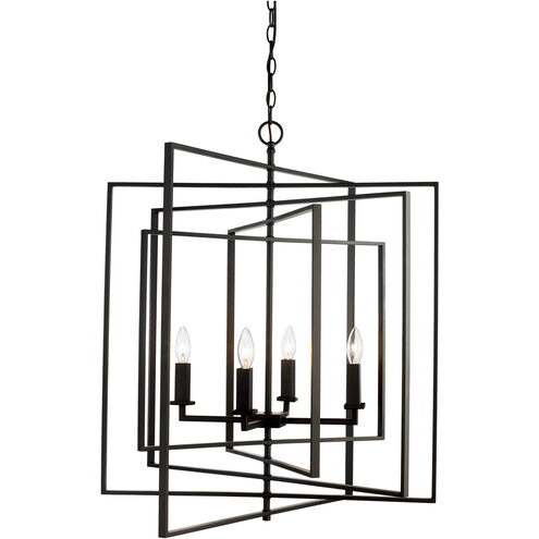 El Capitan 4 Light 26 inch Rubbed Oil Bronze Pendant Ceiling Light