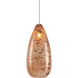 Rame 15 Light 48 inch Copper/Silver/Painted Silver Multi-Drop Pendant Ceiling Light