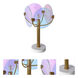 Chroma 28 inch 60.00 watt True Brass Table Lamp Portable Light