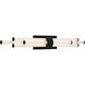 Talbott LED 32 inch Matte Black Bath Light Wall Light, Large