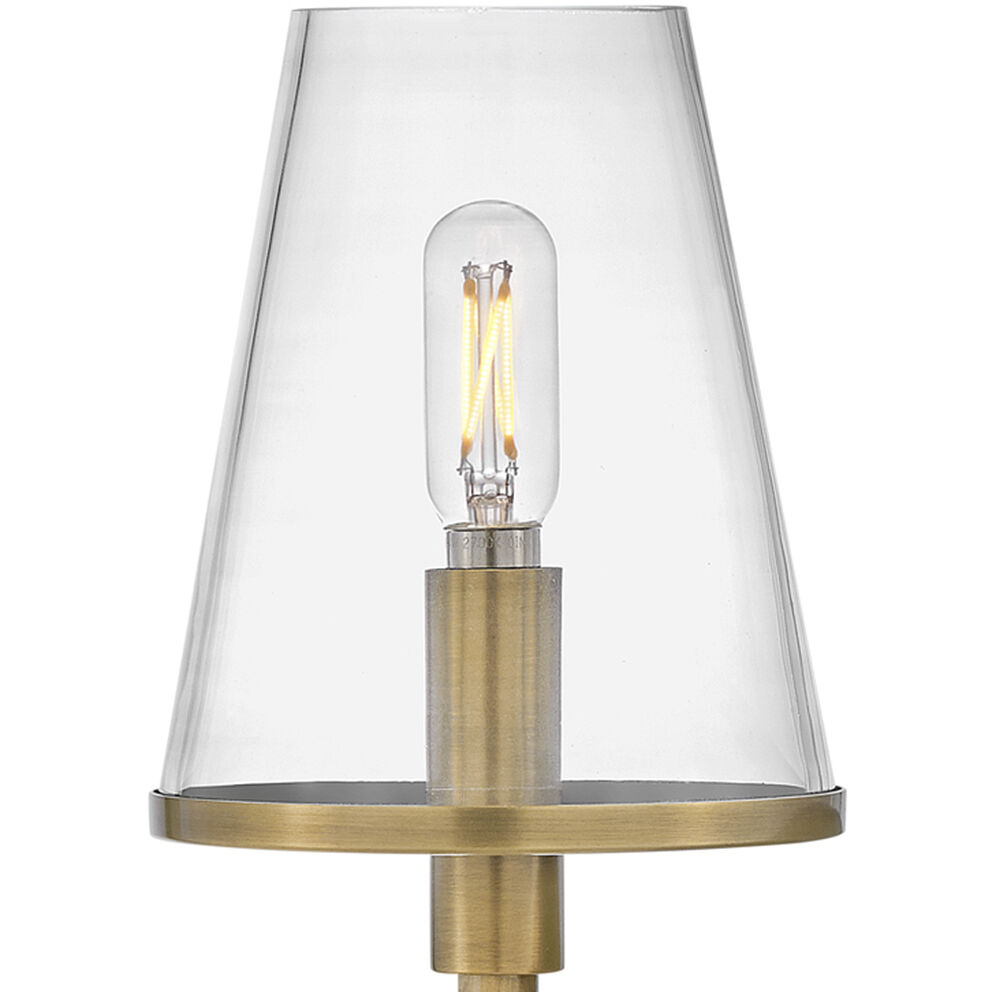 Marten 1 Light 6.25 inch Heritage Brass Bath Light Wall Light