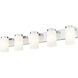 Burk 5 Light 38 inch Chrome Bath Vanity Light Wall Light