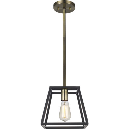 Adams 1 Light 9 inch Rubbed Oil Bronze Pendant Ceiling Light