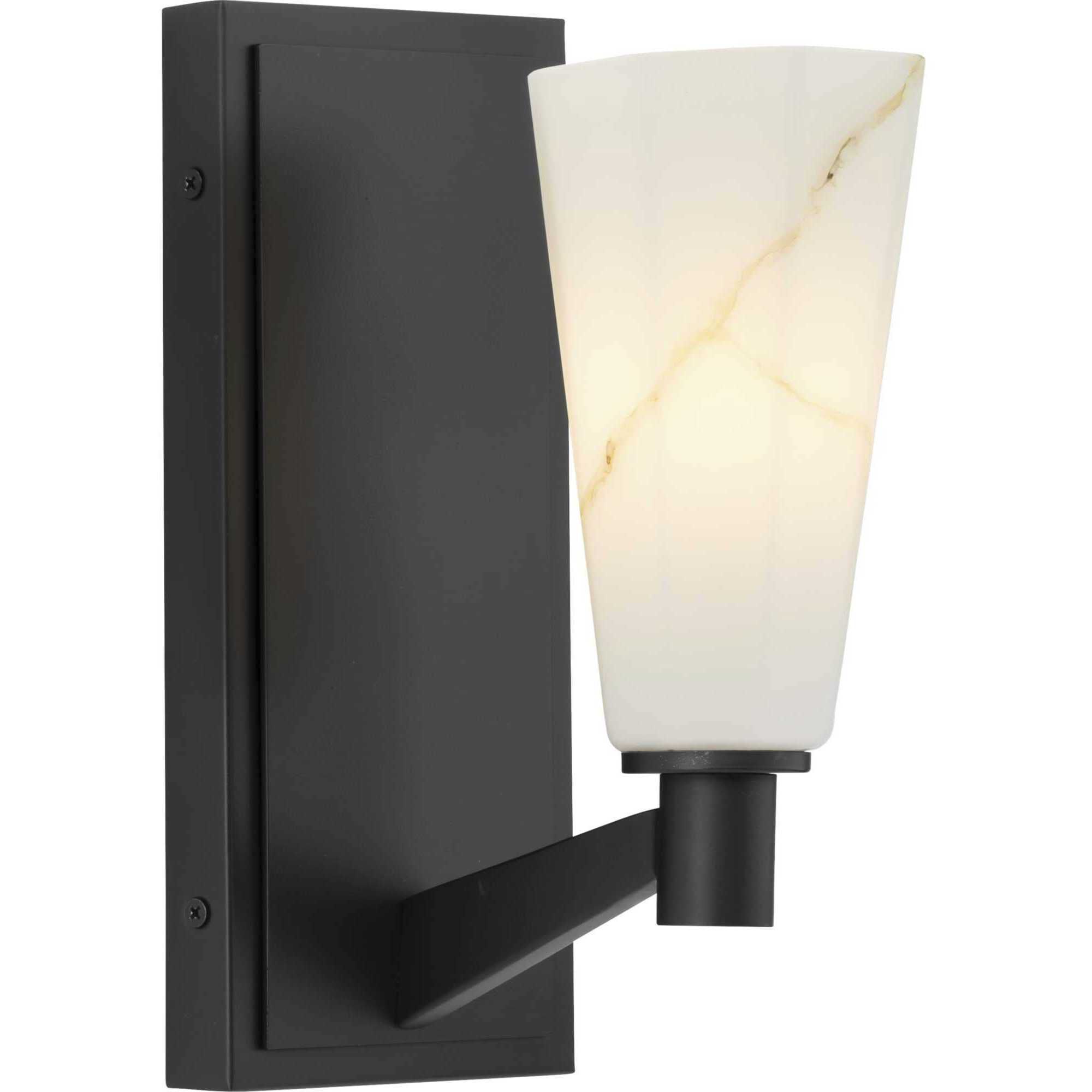 Tosca 1 Light 6 inch Matte Black Wall Bracket Wall Light, Design Series