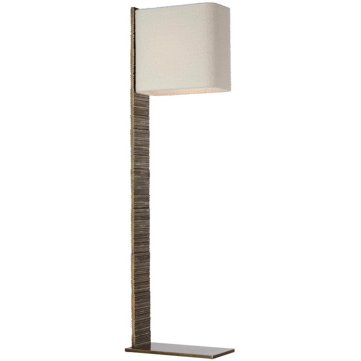 Anne-Marie Barton Fumar 54.75 inch 8.00 watt Ridged Tombac Statement Floor Lamp Portable Light