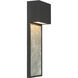 Norrin LED 21.25 inch Sand Coal Black Outdoor Wall Sconce