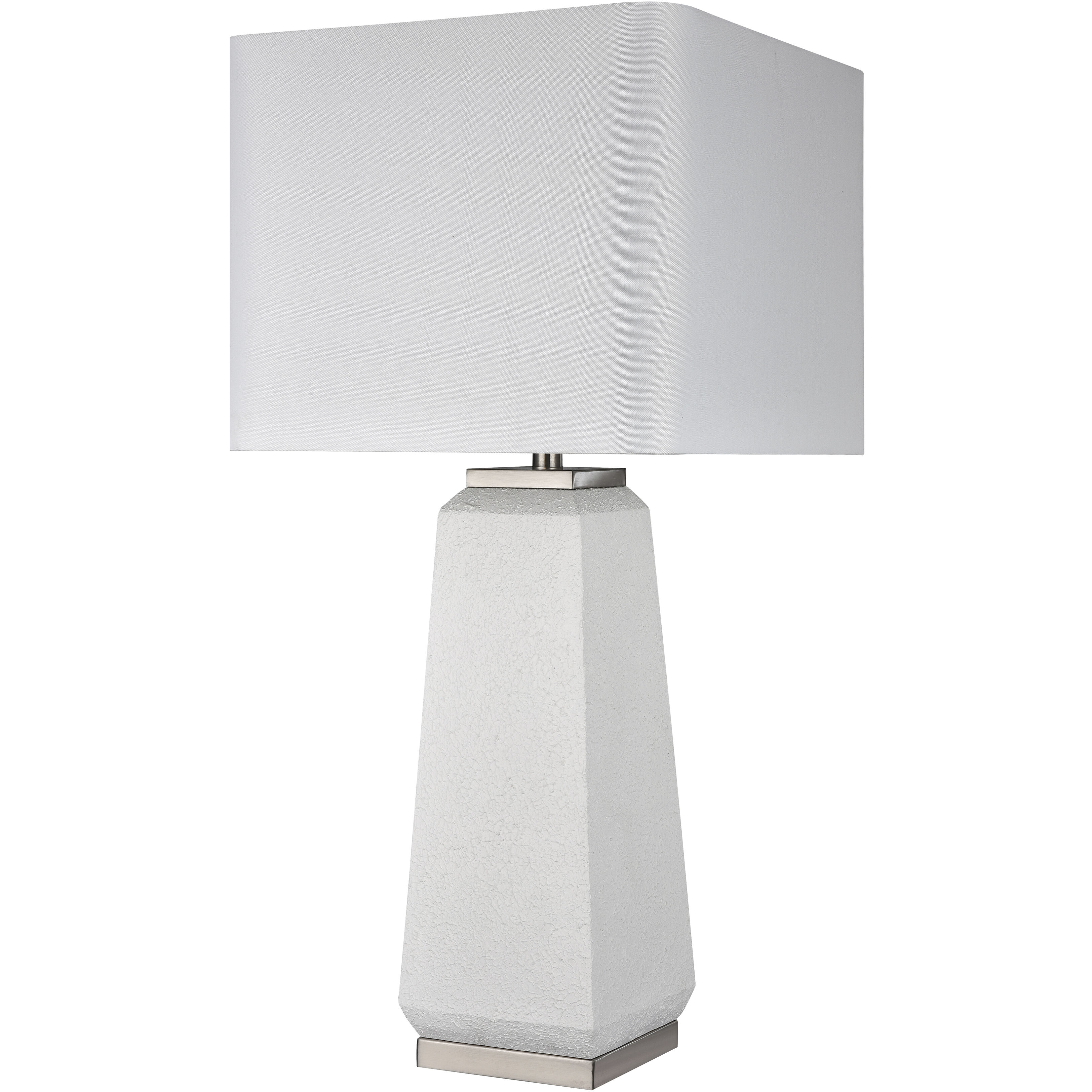 Luke 34.5 inch 150 watt White Table Lamp Portable Light