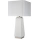 Luke 34.5 inch 150 watt White Table Lamp Portable Light