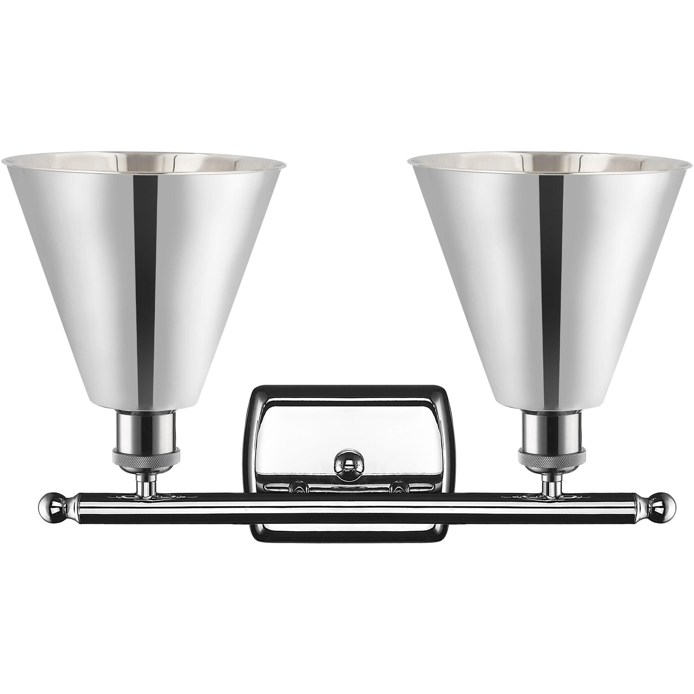 Ballston Cone LED 18 inch Polished Chrome Bath Vanity Light Wall Light