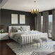Canada LED 23.6 inch Satin Brass Chandelier Ceiling Light
