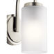 Kennewick 1 Light 5 inch Brushed Nickel Wall Sconce Wall Light