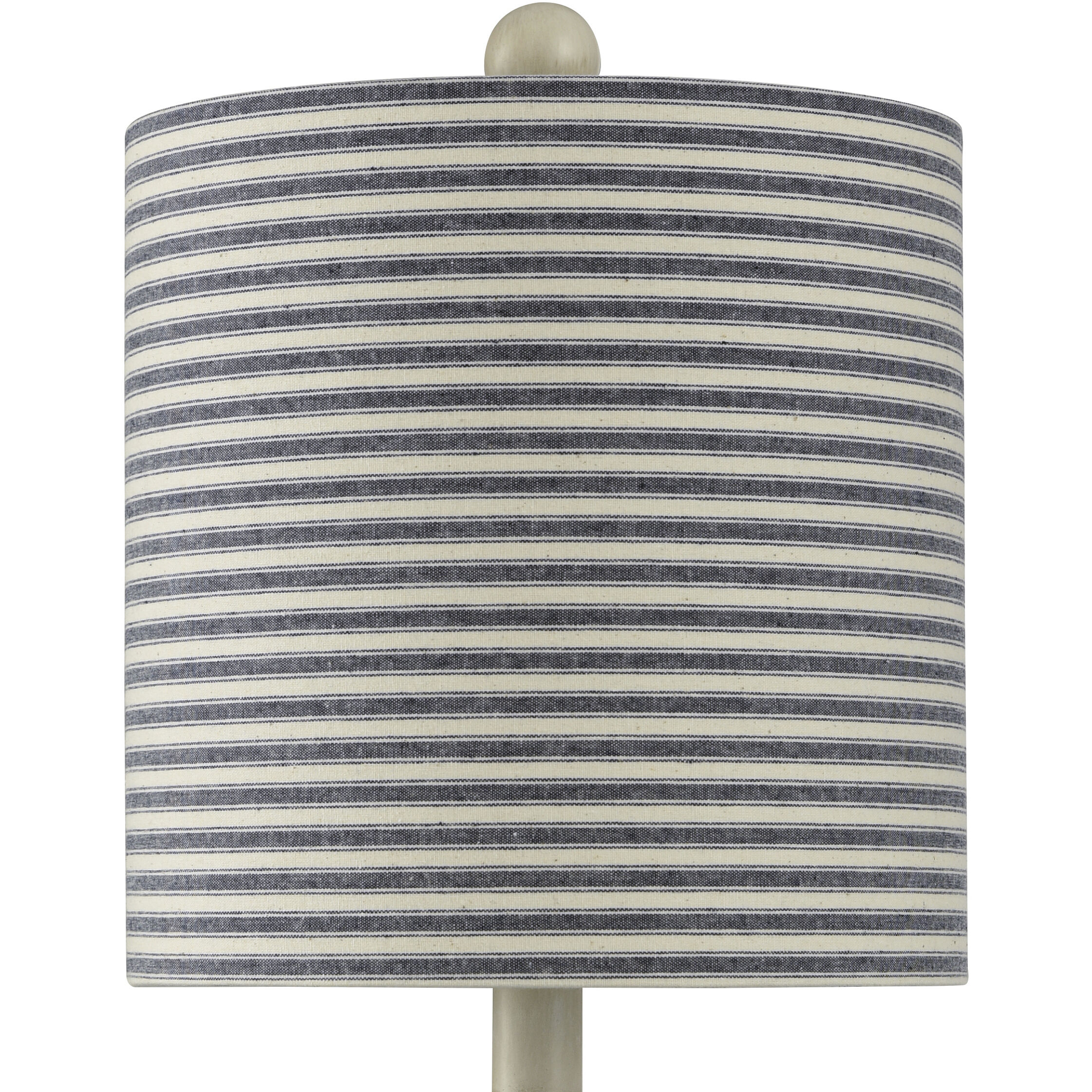 Montauk 22 inch 60.00 watt Molded Nautical Anchor Base In Navy And White Table Lamp Portable Light