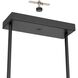 Manhattan LED 48 inch Matte Black Linear Chandelier Ceiling Light