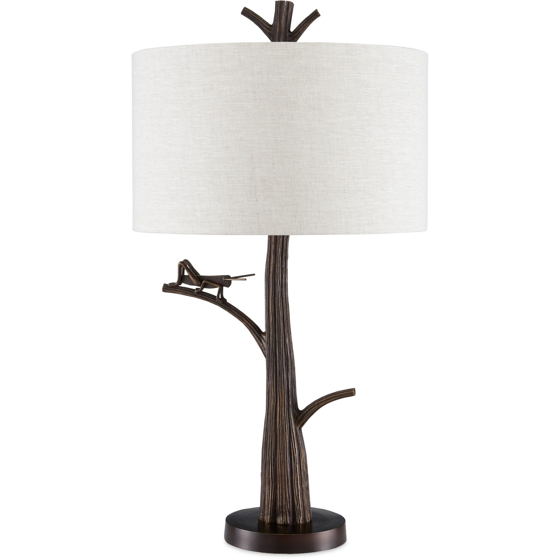 Grasshopper 31 inch 150 watt Bronze Table Lamp Portable Light