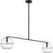 Sean Lavin Lowing LED 10.5 inch Blackened Forged Chandelier Ceiling Light in LED included