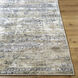 Jordan 96 X 96 inch Metallic - Silver / Sterling Grey / Grey Handmade Rug in 8 Ft Round