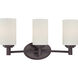Pittman 3 Light 19 inch Sienna Bronze Vanity Light Wall Light