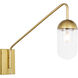 Kace 1 Light 4.8 inch Brass Wall sconce Wall Light