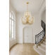 Petal Court 12 Light 32 inch French Gold Chandelier Ceiling Light