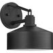Precinct 1 Light 9.5 inch Textured Black Outdoor Wall Lantern