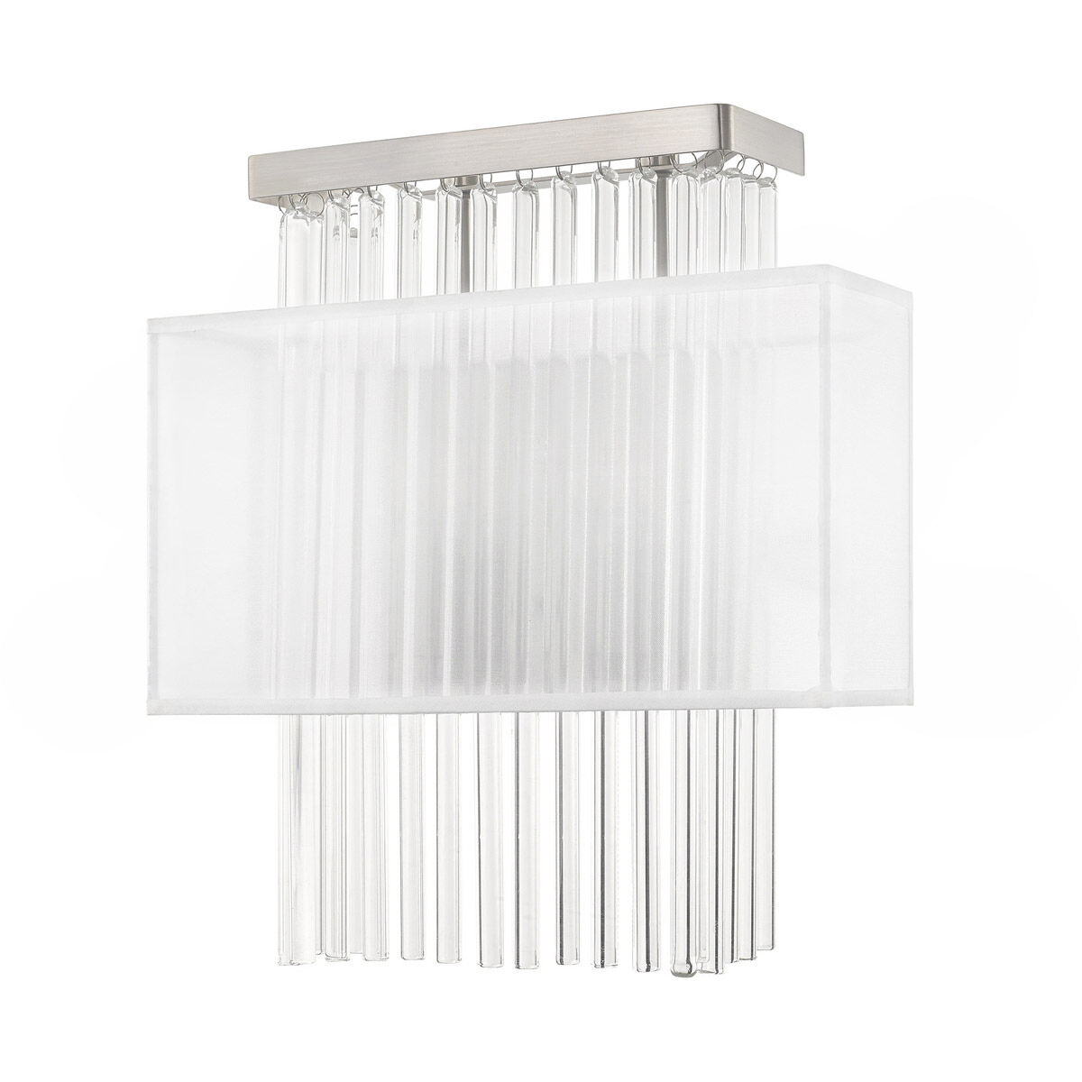 Alexis 2 Light 13 inch Brushed Nickel ADA ADA Wall Sconce Wall Light