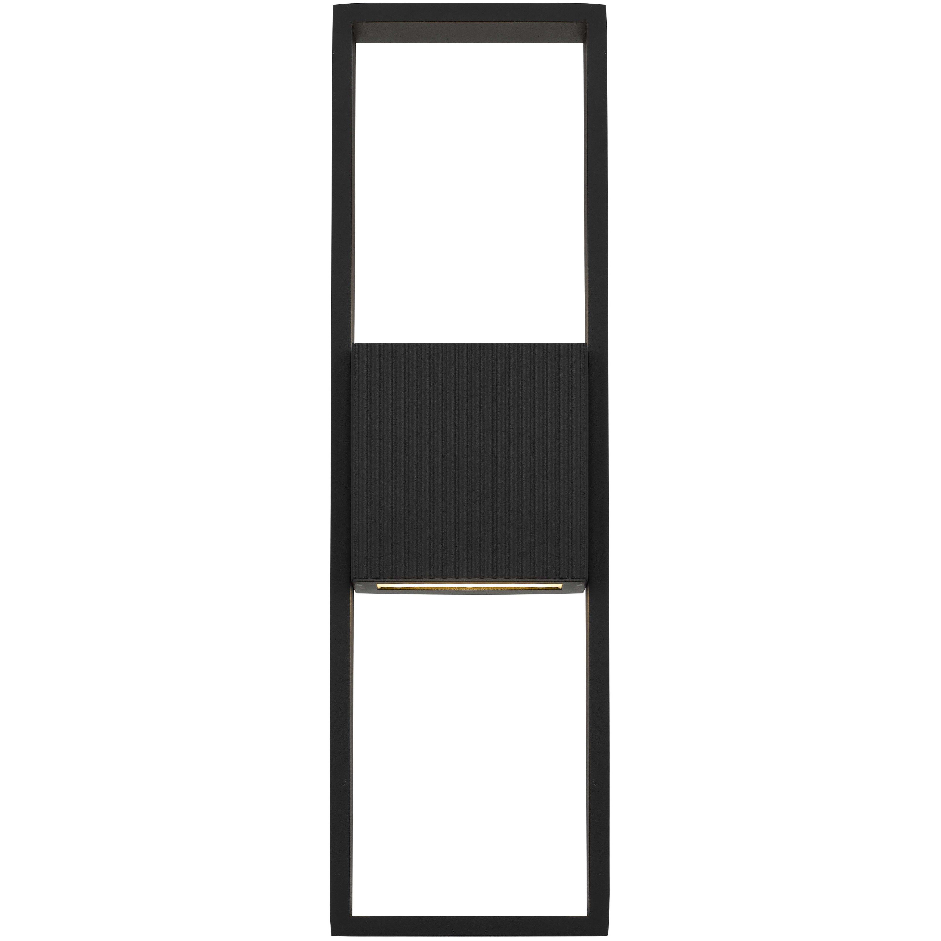 Miami LED 18 inch Sand Black Outdoor Wall Sconce