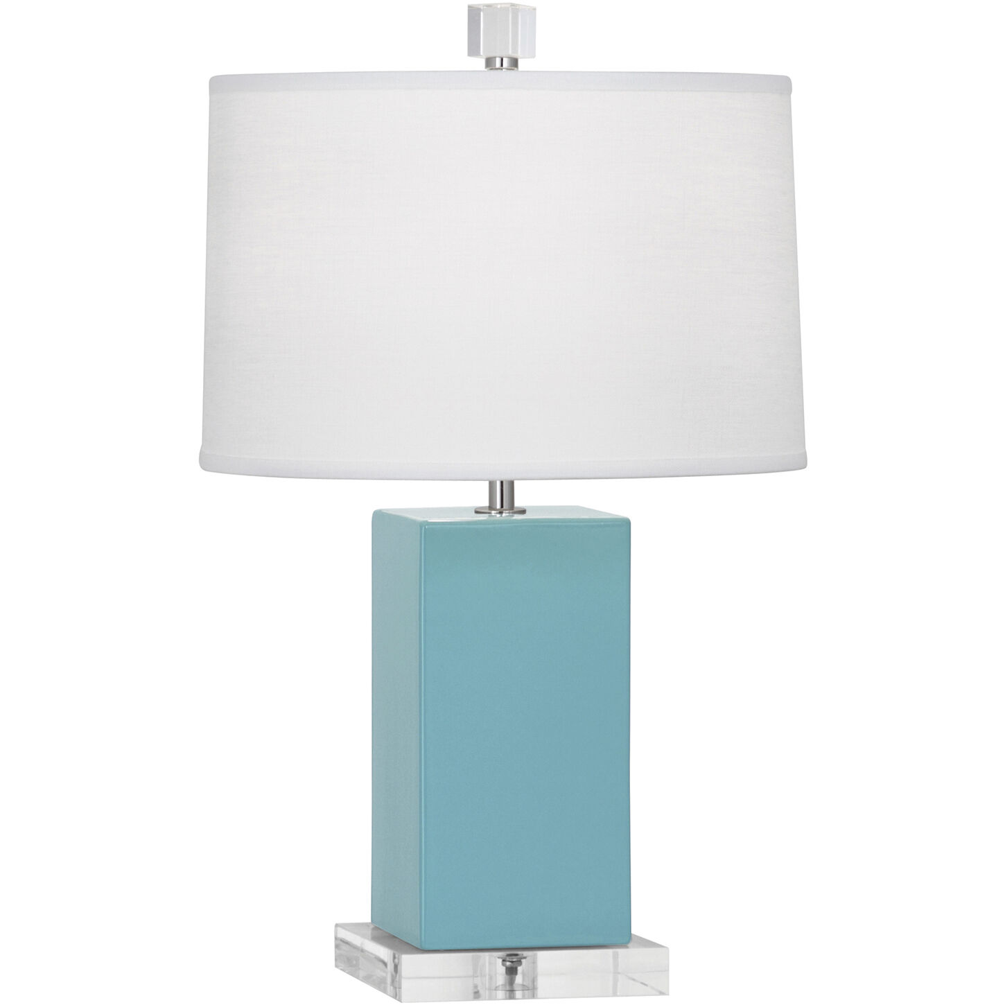 Small Harvey 19.13 inch 60 watt Egg Blue Accent Lamp Portable Light