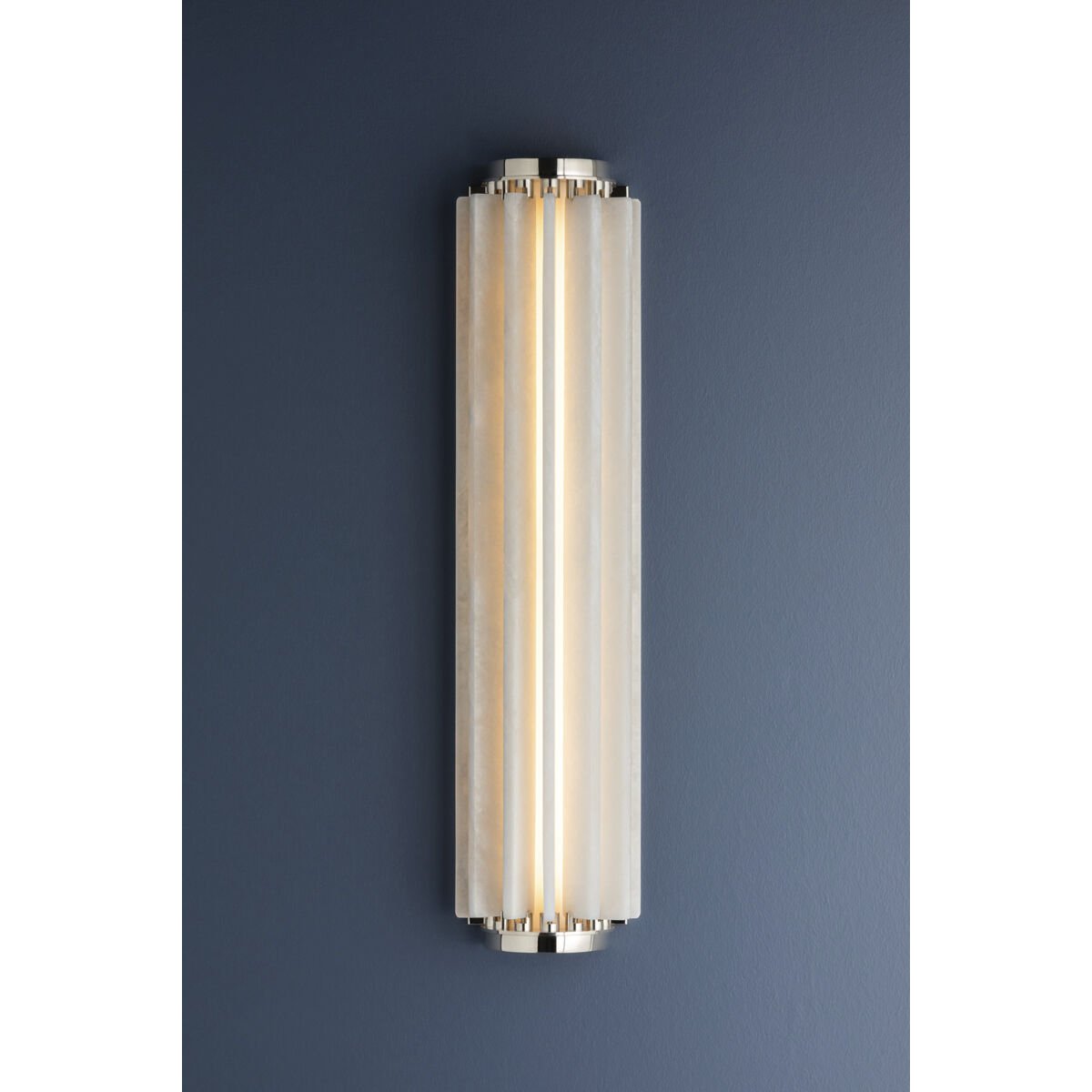 Hillside LED 6 inch Polished Nickel ADA Wall Sconce Wall Light