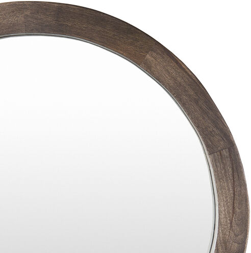 Atticus 18 X 18 inch Brown Mirror, Round