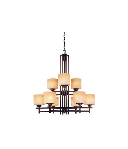 Roxbury 9 Light 34 inch English Bronze Chandelier Ceiling Light