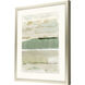 Miles Away Green and Beige and Neutral and Pink Framed Art