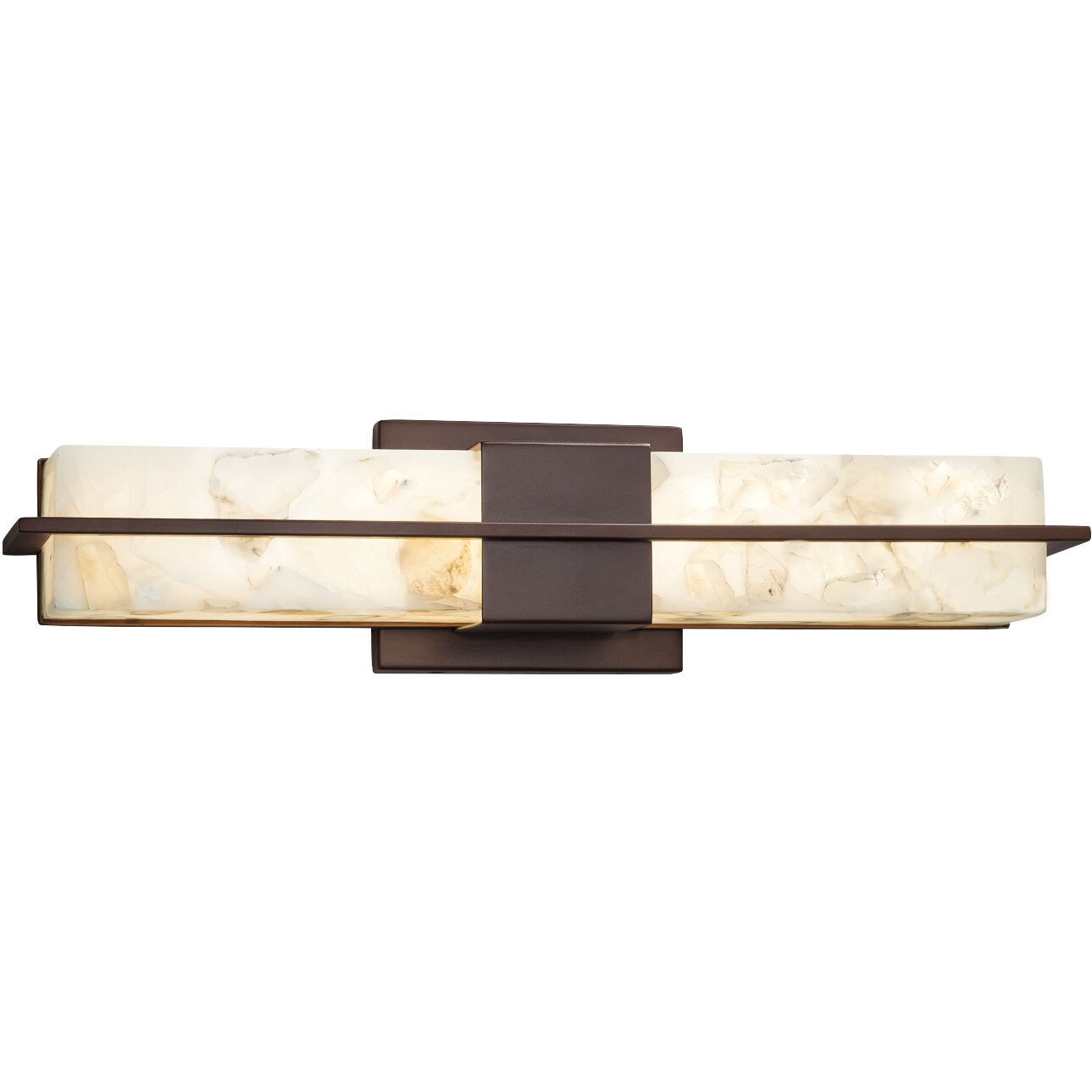 Alabaster Rocks LED 20 inch Dark Bronze Linear Wall/Bath Wall Light