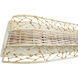 Cayman LED 32 inch Country White Bath Vanity Wall Light