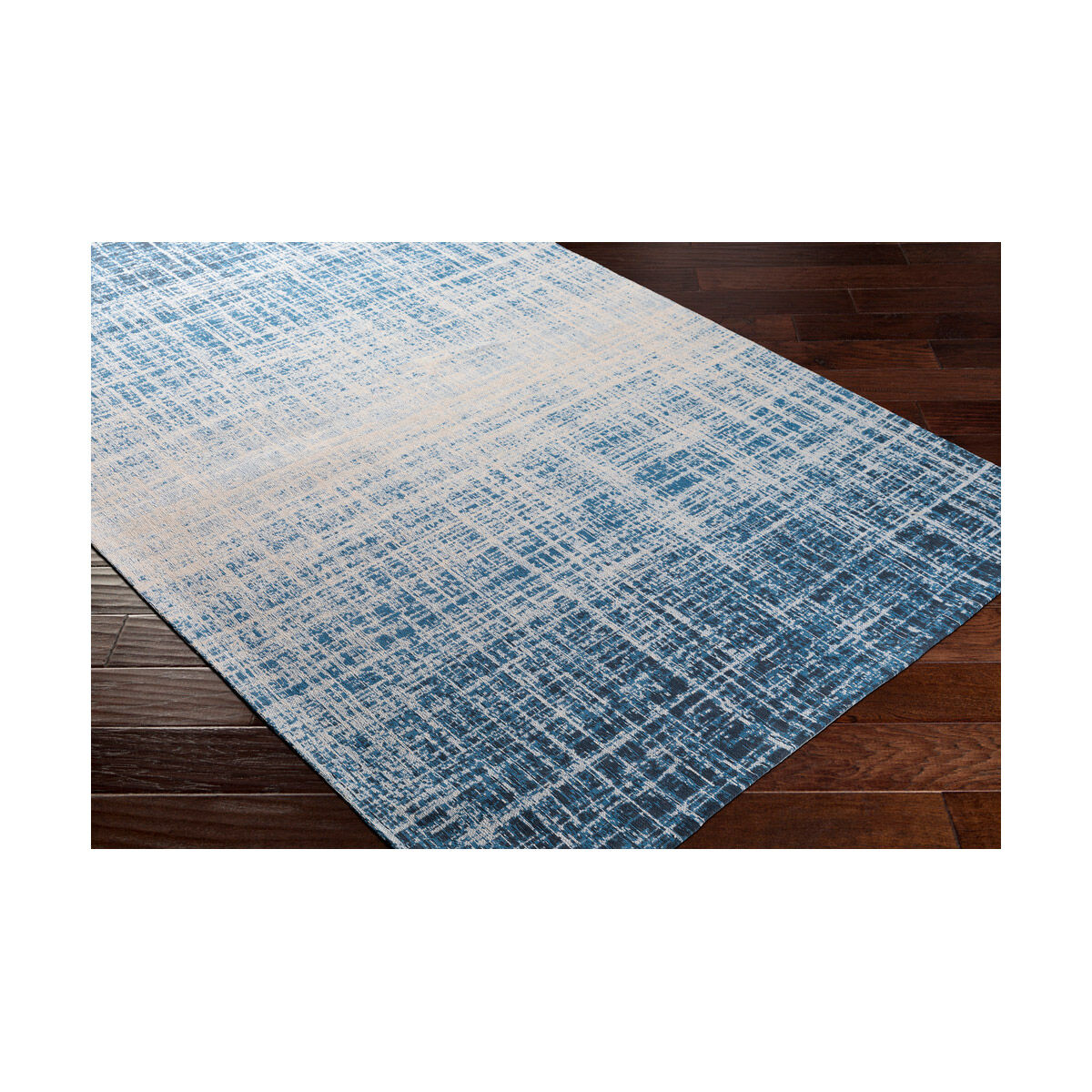 Amsterdam 90 X 60 inch Dark Blue/Pale Blue/Beige/Ink Rugs, Rectangle